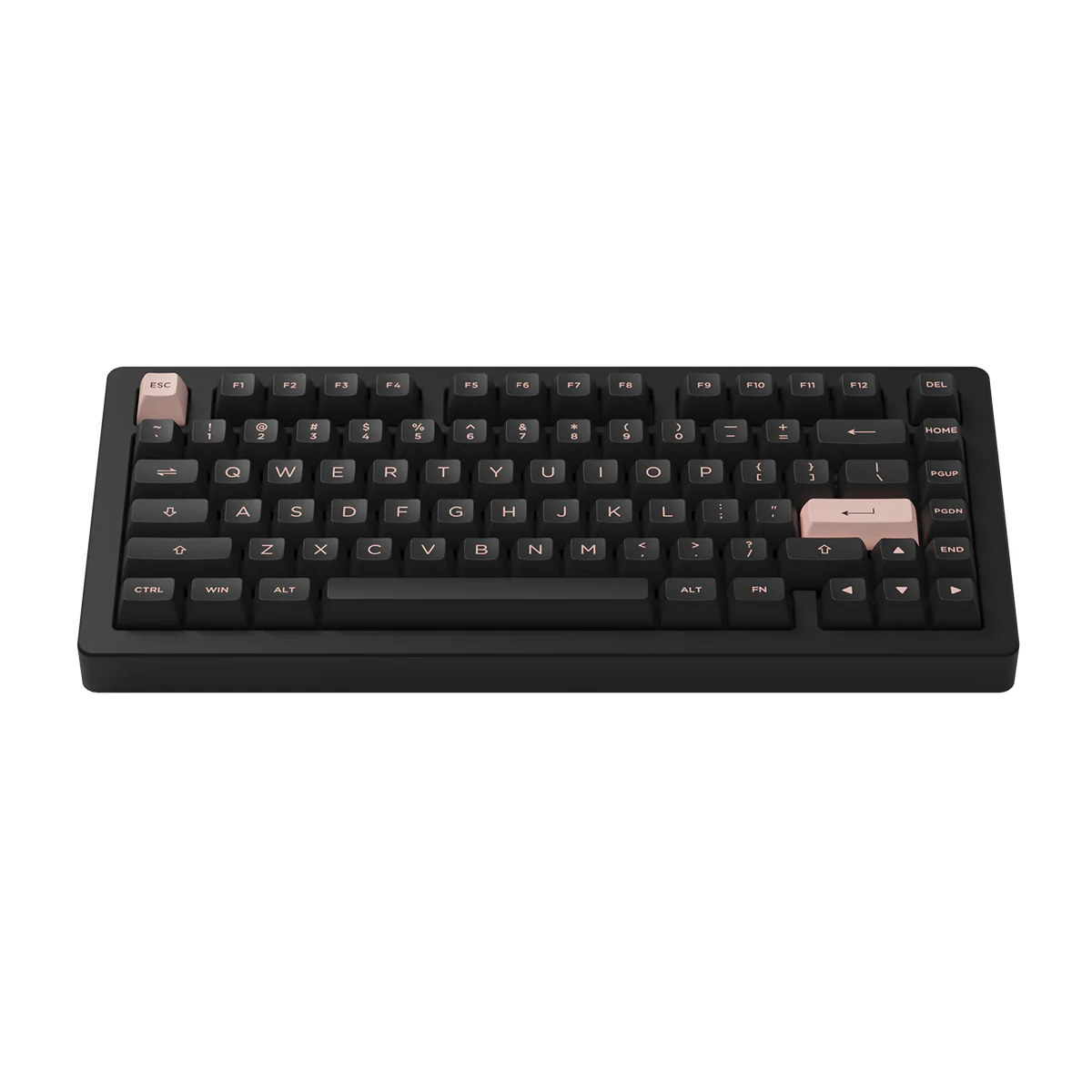 AKKO ACR Pro 75 Black Pre-Assembled Version RGB Mechanical Keyboard Hot-Swappable Gasket Mount (Akko Crystal) (Black-South Facing PCB) - Image 5