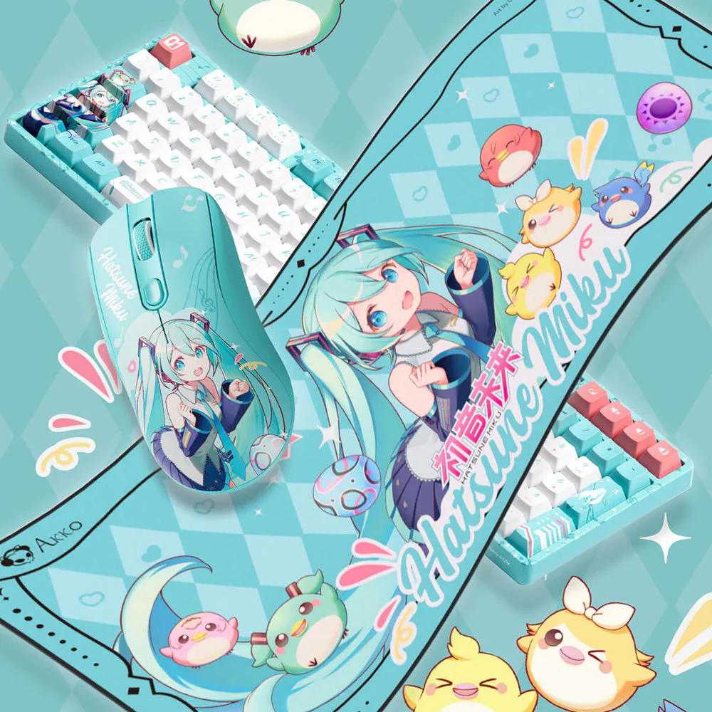 Akko AG ONE 3950 8K Wireless Tri-Mode Gaming Mouse (Hatsune Miku) - Image 13