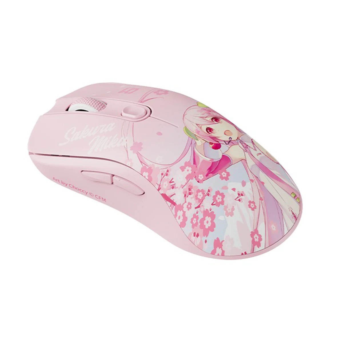 Akko AG ONE 8K Wireless Tri-Mode Gaming Mouse (Sakura Miku) - Image 3