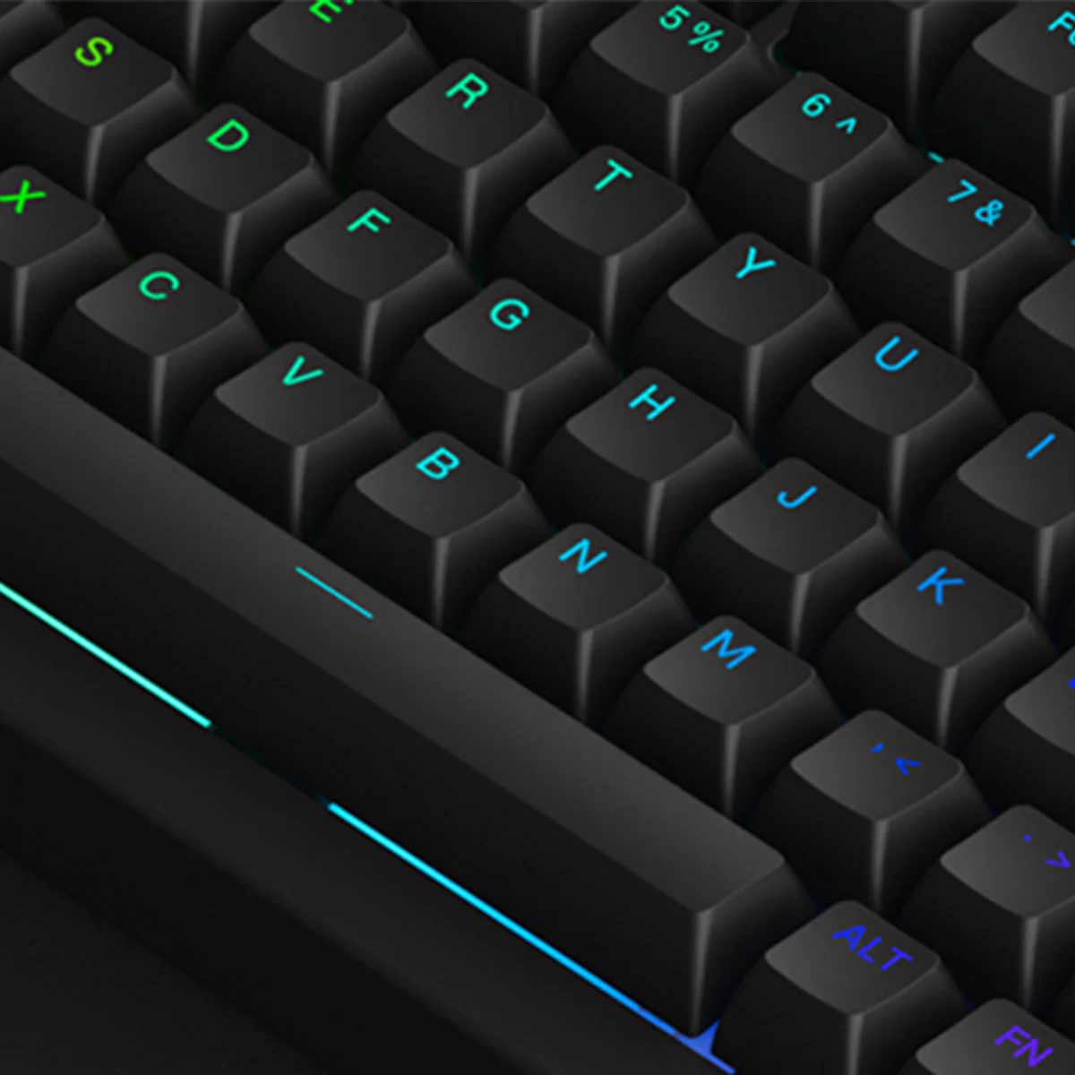 Akko Black 5075B Plus Shine-Through Multi-Mode RGB Hot-Swappable Mechanical Keyboard (Akko V3 Cream Yellow Pro) - Image 11