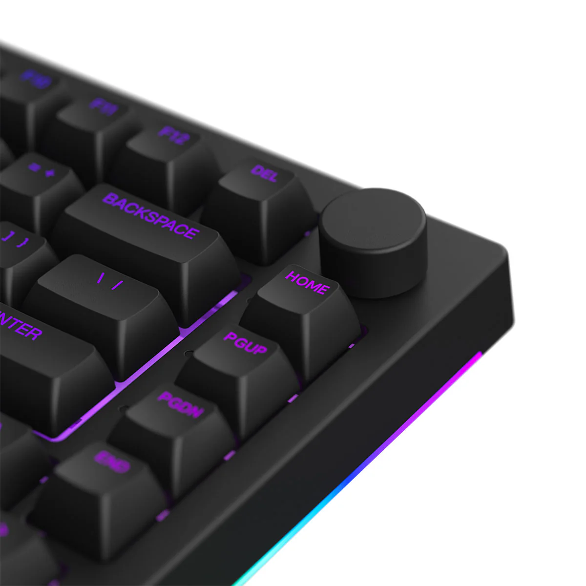 Akko Black 5075B Plus Shine-Through Multi-Mode RGB Hot-Swappable Mechanical Keyboard (Akko V3 Cream Yellow Pro) - Image 5