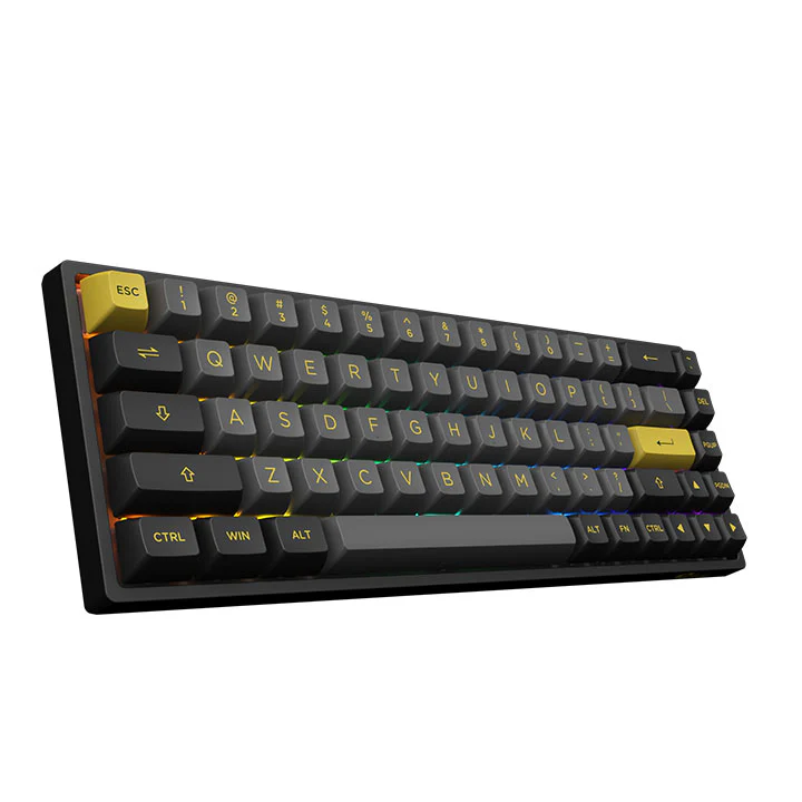 Akko Black & Gold 3068B Multi-Modes RGB Mechanical Keyboard (Akko X TTC Demon) - Image 5