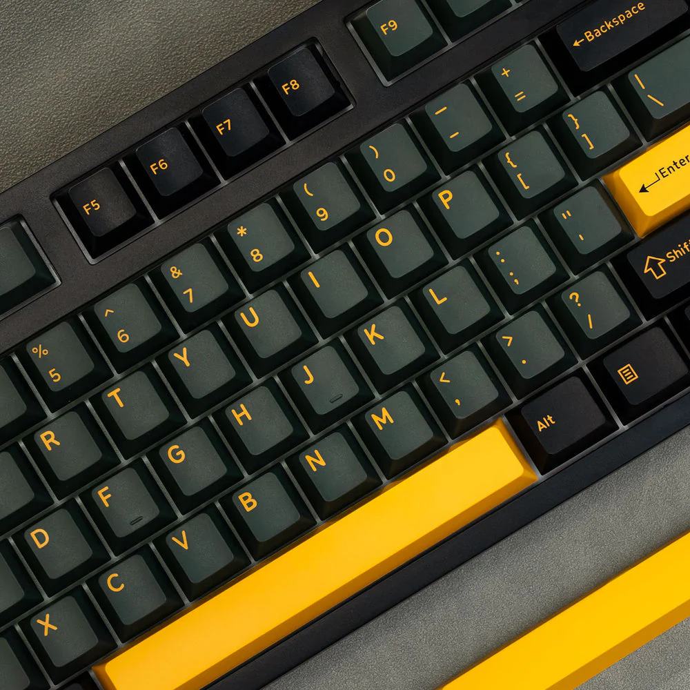 Akko Black & Gold 3108 V3 Wired Mechanical Keyboard (Akko Frost Pink Switch) - Image 4