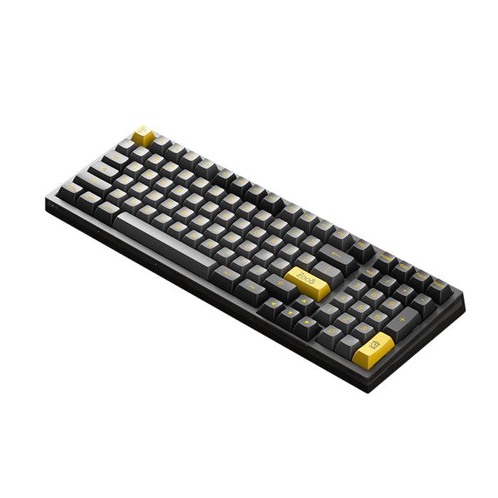 Akko Black & Gold PC98B Plus Multi-Modes RGB Mechanical Keyboard (Akko CS Crystal Wine Red) - Image 3