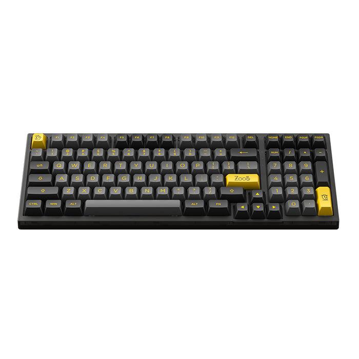 Akko Black & Gold PC98B Plus Multi-Modes RGB Mechanical Keyboard (Akko CS Crystal Wine Red) - Image 5