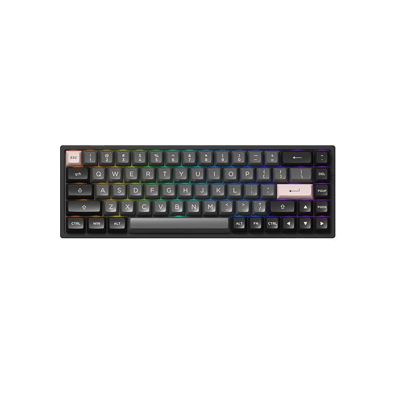 AKKO Black & Pink 3068B Plus Multi-Modes RGB Mechanical Keyboard (AKKO X TCC Princess) - Image 2