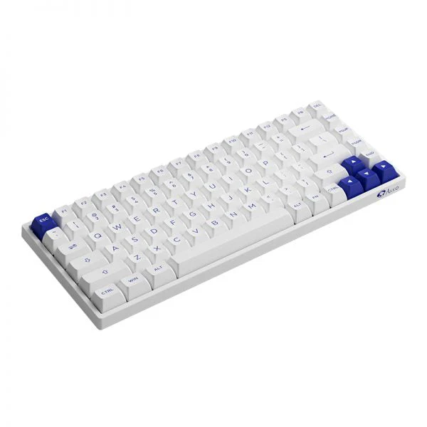 Akko Blue on White 3084B Plus Multi-Modes RGB Hot-Swappable Mechanical Keyboard (Akko V3 Cream Yellow) - Image 5