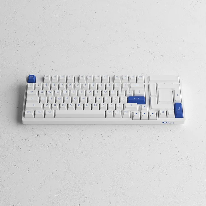 Akko Blue & White 3098N Multi-Modes RGB Mechanical Keyboard (TTC Flame Red Switch) - Image 5