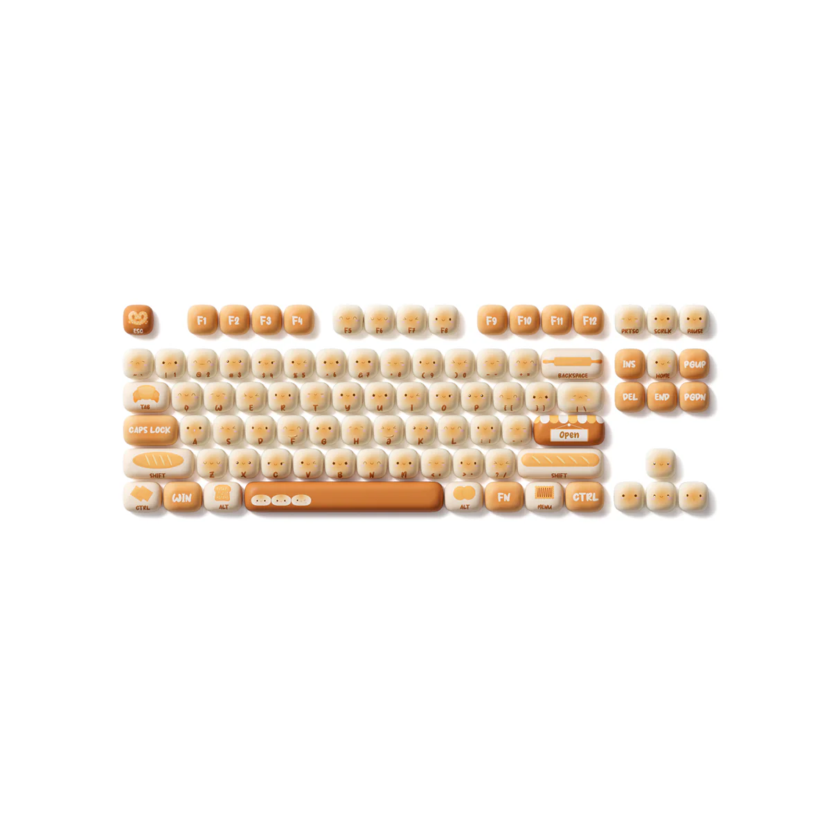 Akko Bun Wonderland Keycap Set MOG Profile 138 Keys - Image 8