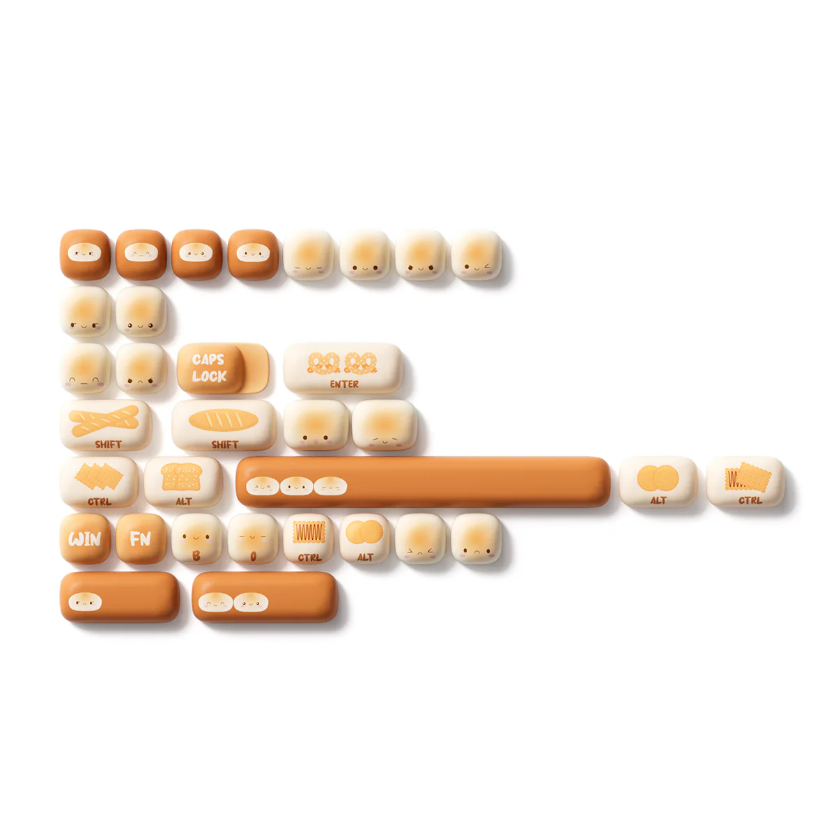 Akko Bun Wonderland Keycap Set MOG Profile 138 Keys - Image 9