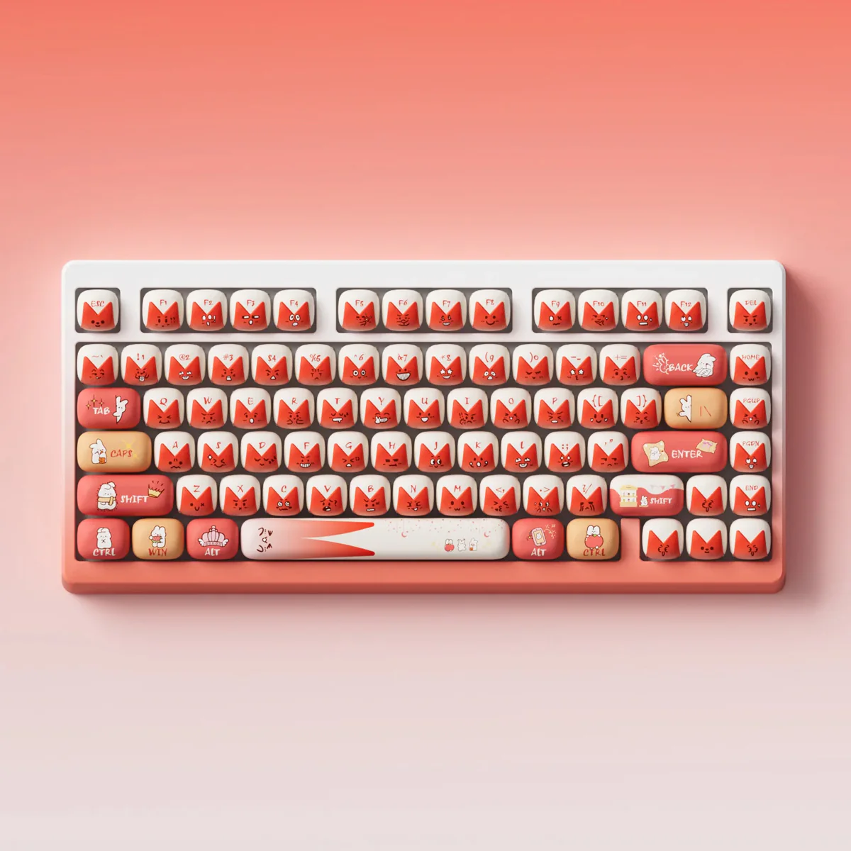 Akko Bunny Apple Keycap Set MOG Profile 137 Keys - Image 10