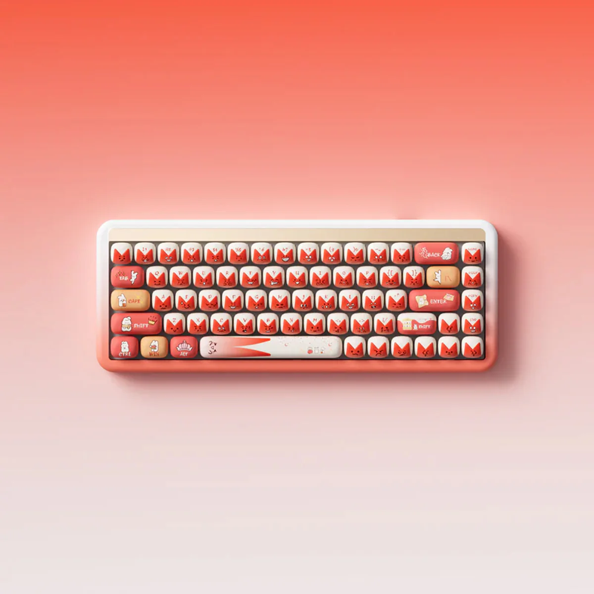 Akko Bunny Apple Keycap Set MOG Profile 137 Keys - Image 11