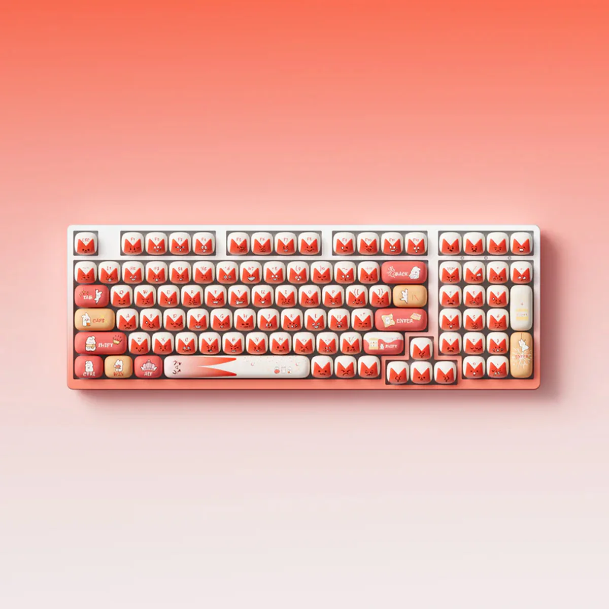 Akko Bunny Apple Keycap Set MOG Profile 137 Keys - Image 12