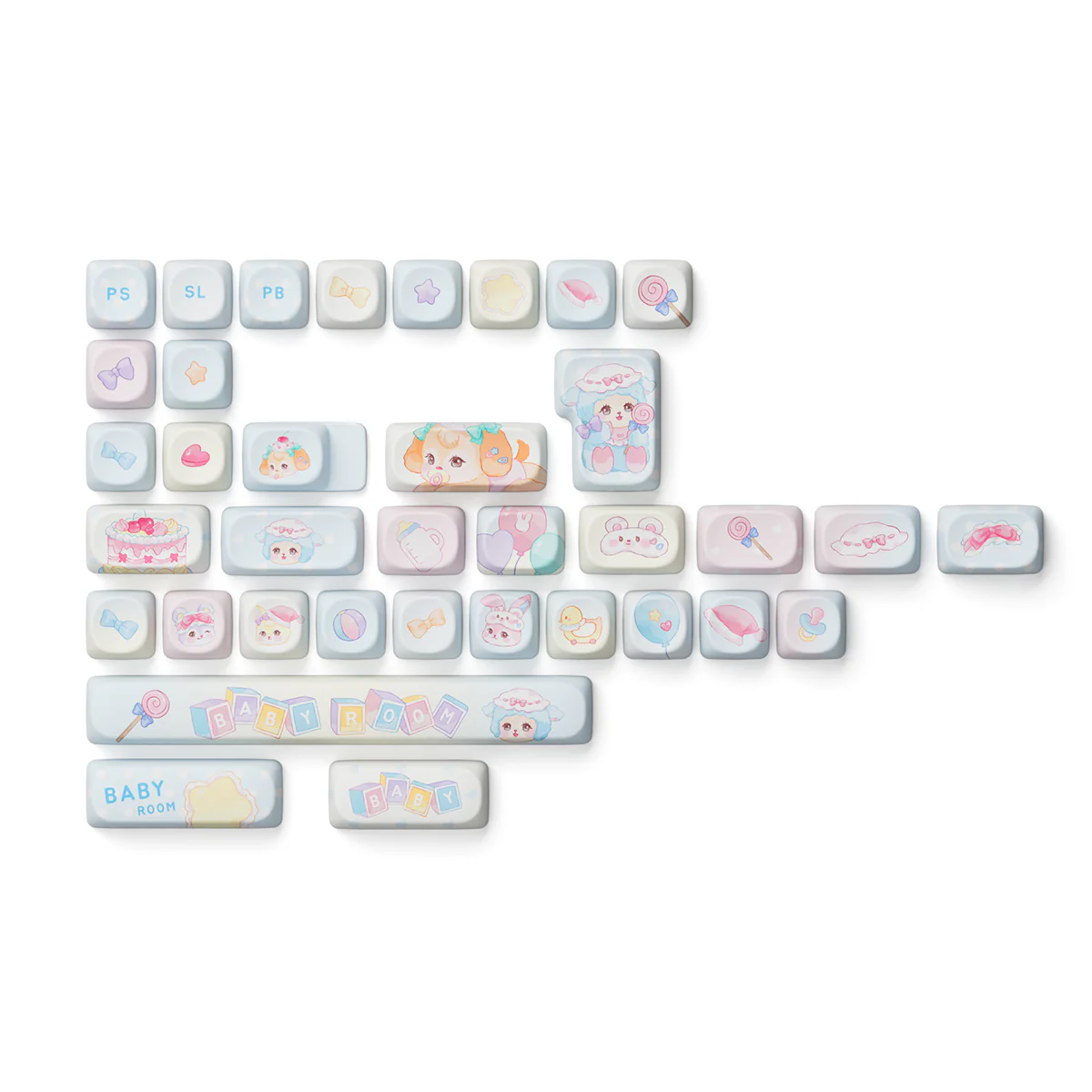 Akko Butterfly Fantasy Keycap Set MOA Profile 140 Keys - Image 5