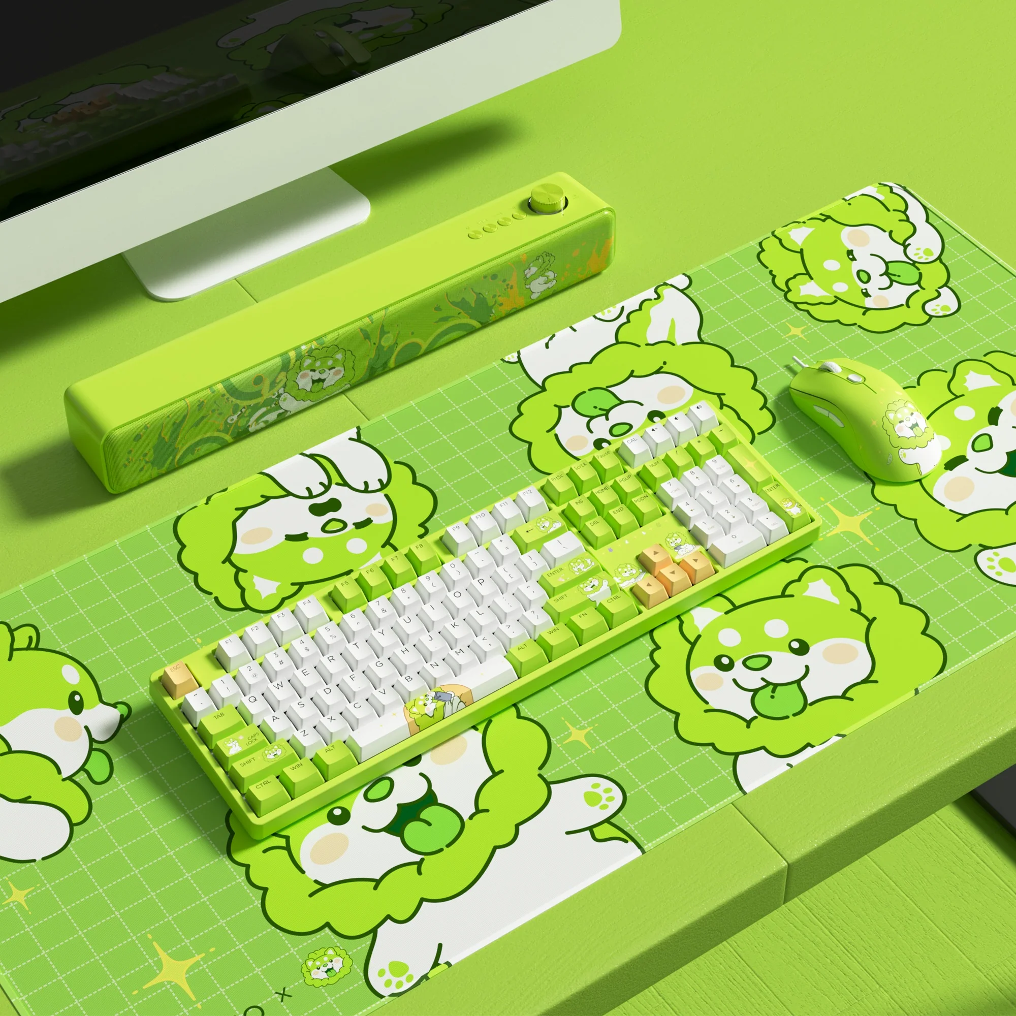 Akko Cabbage Dog Mouse Pad (900x400MM) - Image 2
