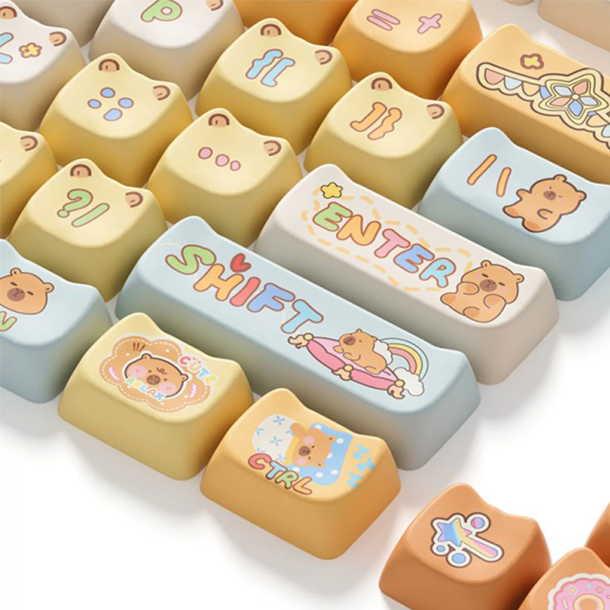 Akko Capybara Keycap Set MAO Profile 142 Keys - Image 3