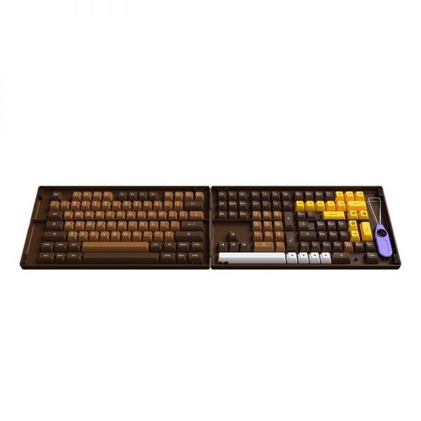 AKKO Chocolate Keycaps Set ASA 178 Keys - Image 2