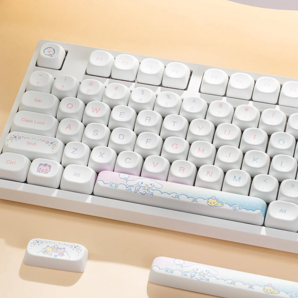 Akko Cinnamoroll 3108 V3 Wired Mechanical Keyboard (Akko Frost Pink Switch) - Image 3