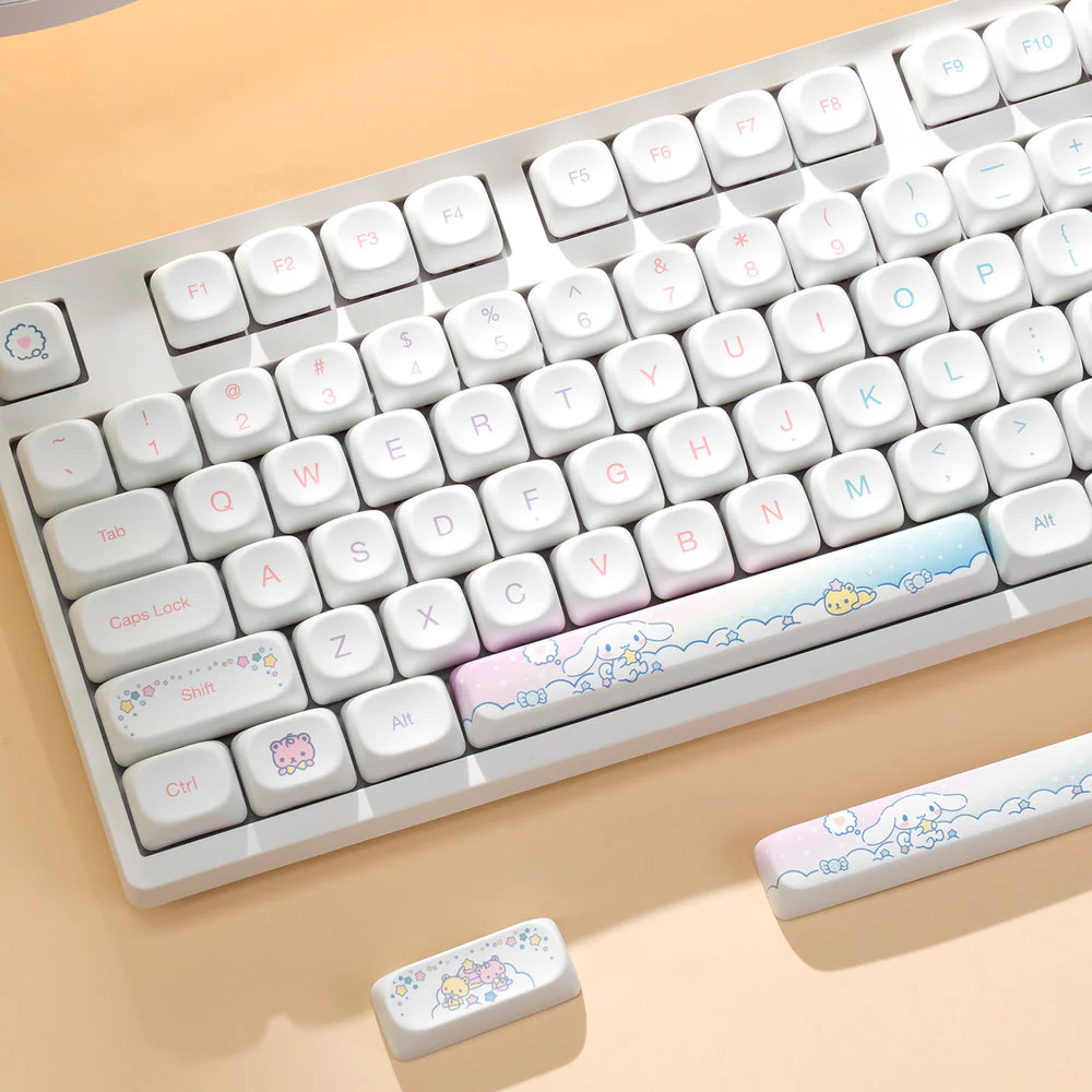 Akko Cinnamoroll 3108 V3 Wired Mechanical Keyboard (Akko Frost Pink Switch) - Image 4