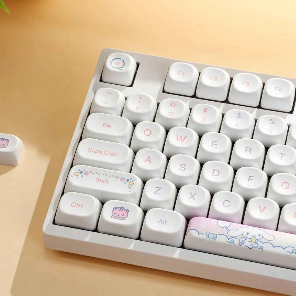 Akko Cinnamoroll 3108 V3 Wired Mechanical Keyboard (Akko Frost Pink Switch) - Image 5