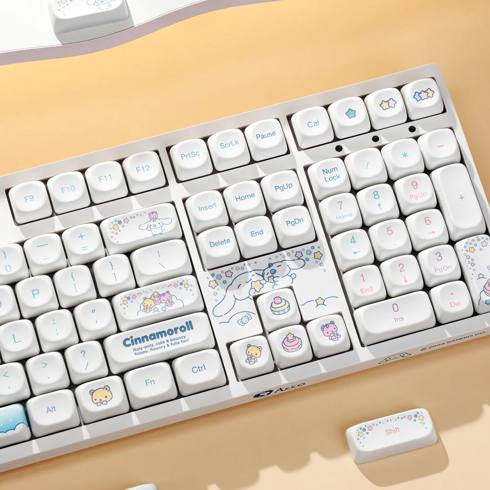 Akko Cinnamoroll 3108 V3 Wired Mechanical Keyboard (Akko Frost Pink Switch) - Image 7