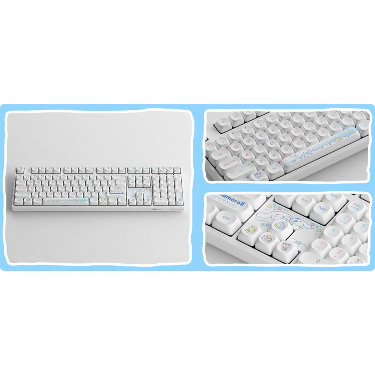 Akko Cinnamoroll Star 5108B Plus Multi-Mode RGB Hot-Swappable Mechanical Keyboard (Akko V3 Piano Pro Switch) - Image 6
