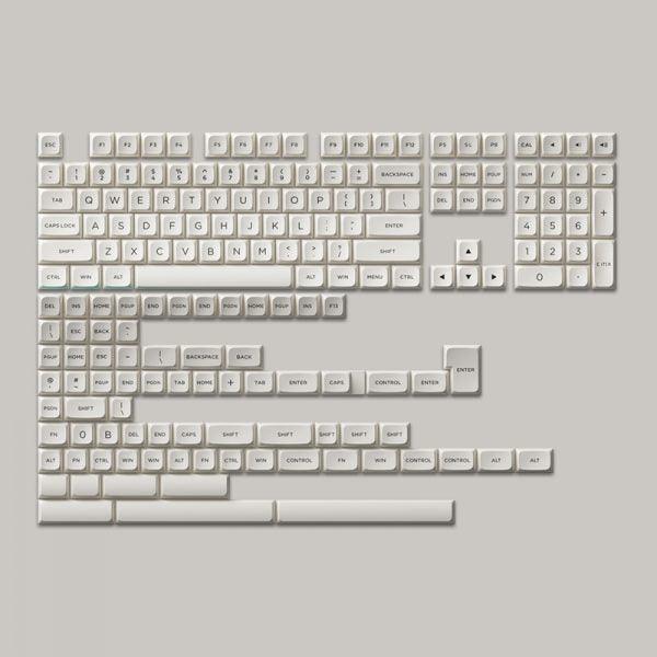 AKKO Cream PBT Keycaps Set MDA 282 Keys - Image 2
