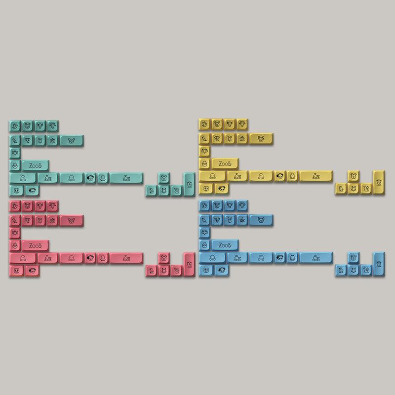 AKKO Cream PBT Keycaps Set MDA 282 Keys - Image 3
