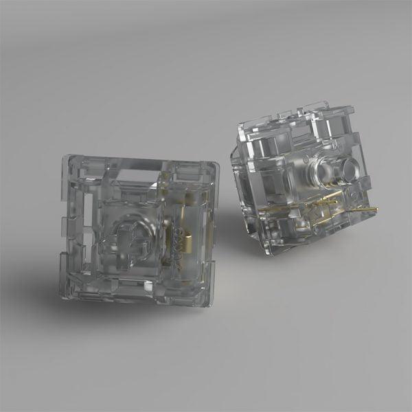 AKKO CS Mechanical Switch Keyboard Replacement 45 PCS (Crystal Silver Switch) - Image 4