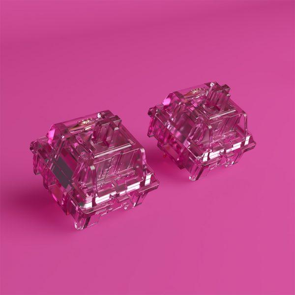 AKKO CS Mechanical Switch Keyboard Replacement 45 PCS (Crystal Wine Red Switch) - Image 3