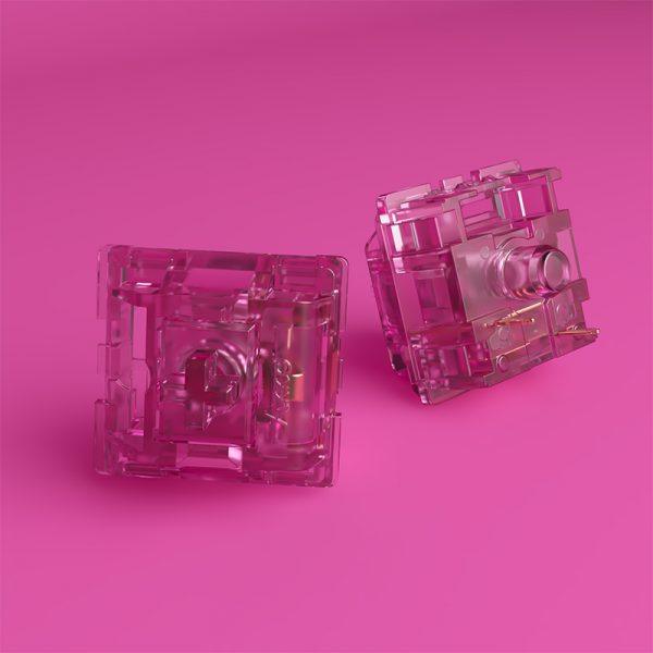 AKKO CS Mechanical Switch Keyboard Replacement 45 PCS (Crystal Wine Red Switch) - Image 4