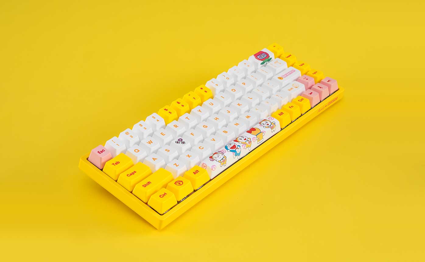 Akko Dorami 3068V2 BT5.0 RGB Hot-Swappable Mechanical Keyboard (Akko CS Ocean Blue) - Image 14