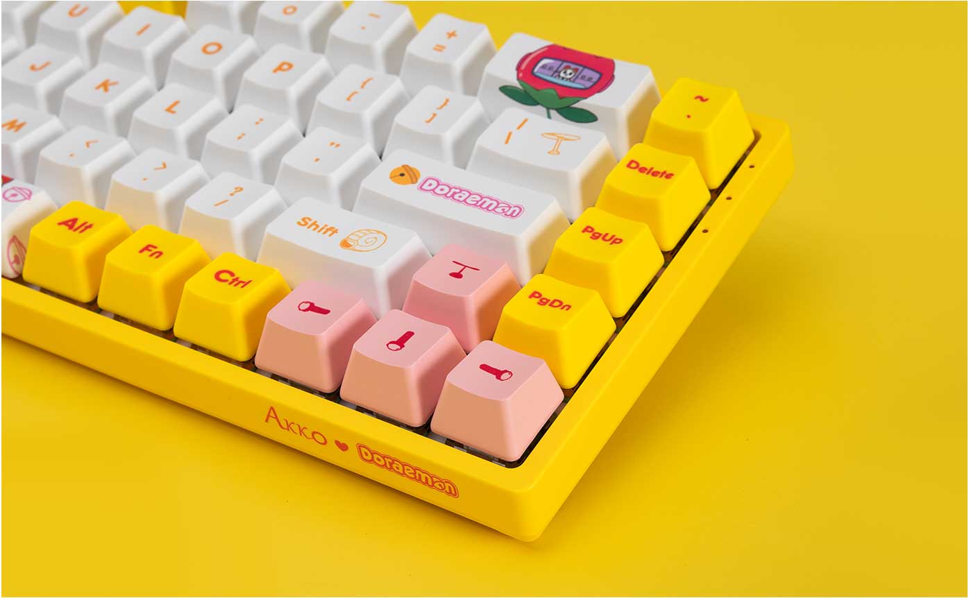 Akko Dorami 3068V2 BT5.0 RGB Hot-Swappable Mechanical Keyboard (Akko CS Ocean Blue) - Image 8