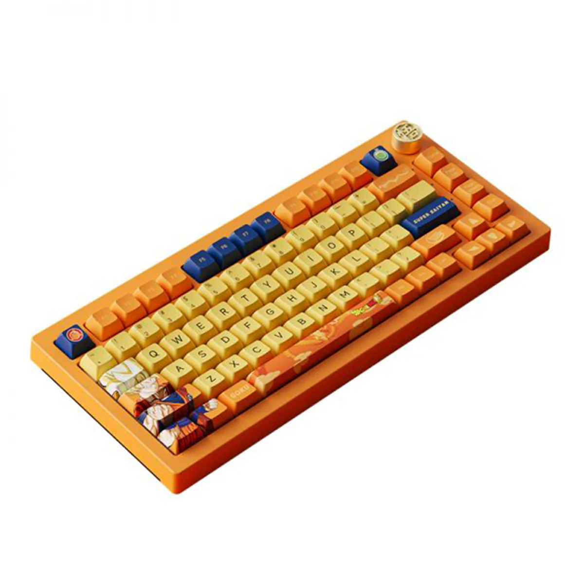 Akko Dragon Ball Super Goku 5075B Plus Multi-Modes RGB Hot-Swappable Mechanical Keyboard (Akko CS Crystal) - Image 2