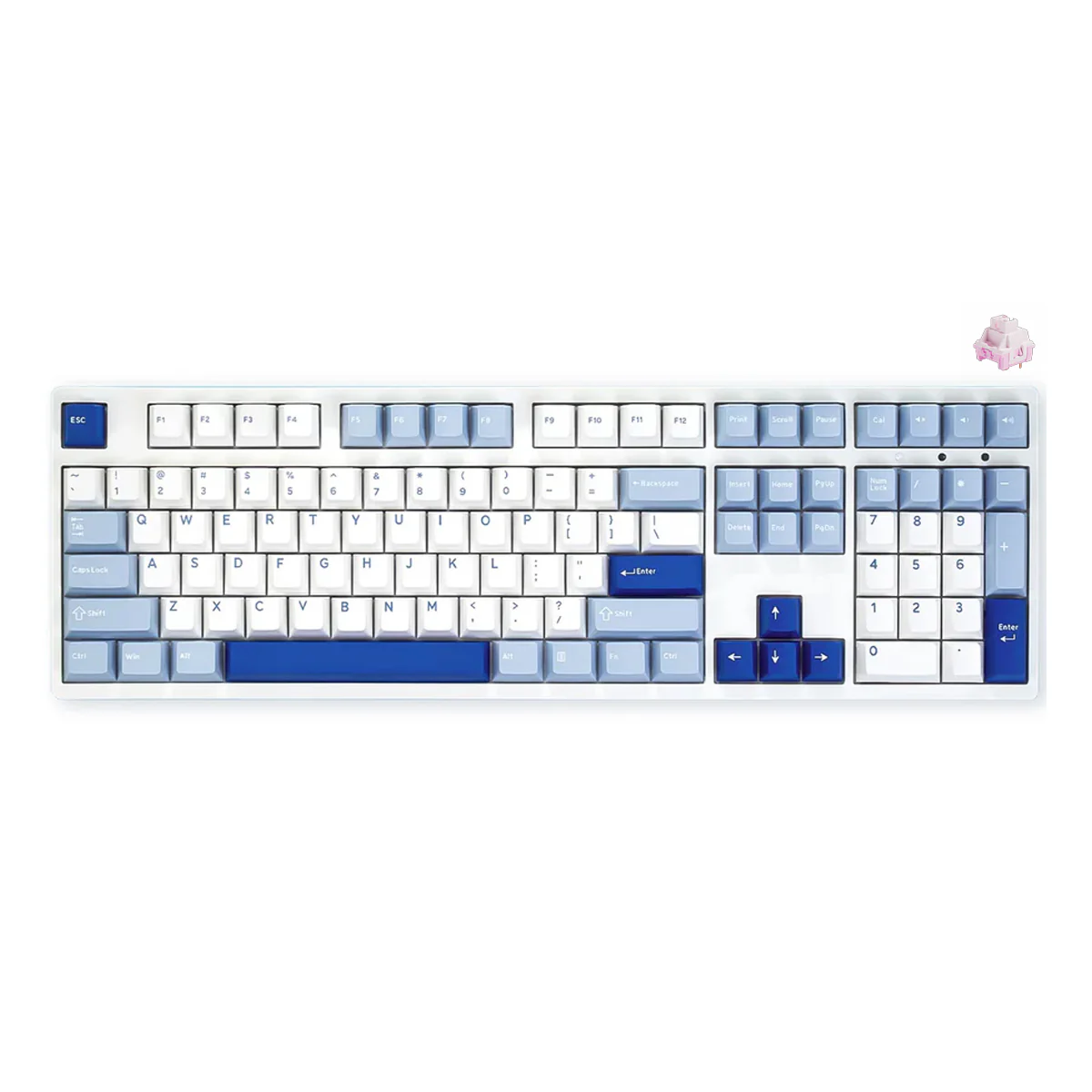 Akko Glacier 3108 V3 Wired Mechanical Keyboard (Akko Frost Pink) - Image 13