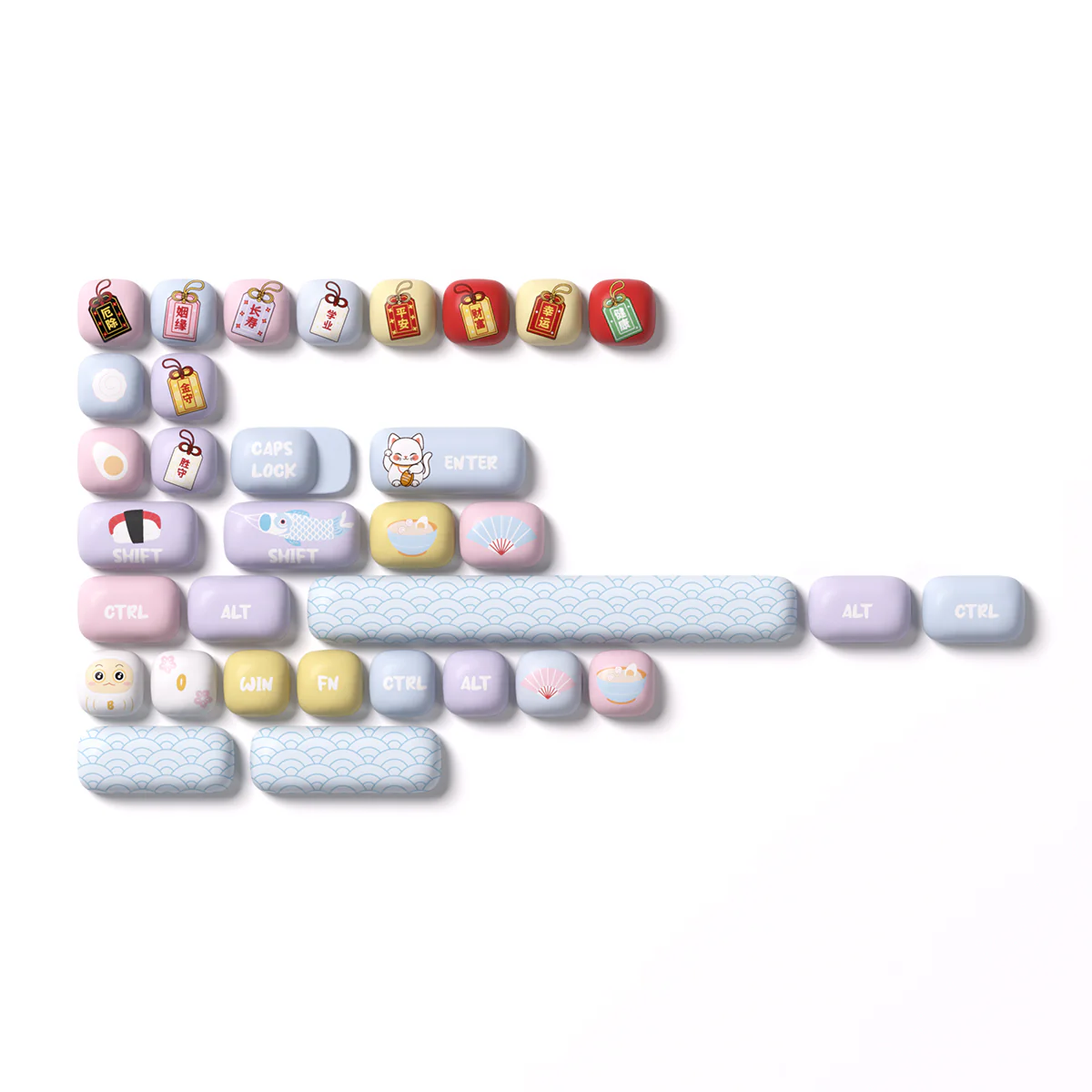 Akko Good Luck Charm Keycap Set MOG Profile 138 Keys - Image 11