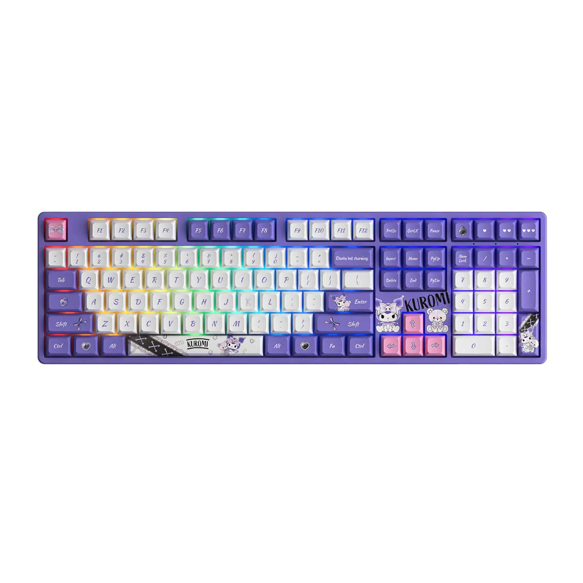 Akko Kuromi 5108B Plus Multi-Modes RGB Hot-Swappable Mechanical Keyboard (Akko CS Crystal) - Image 3
