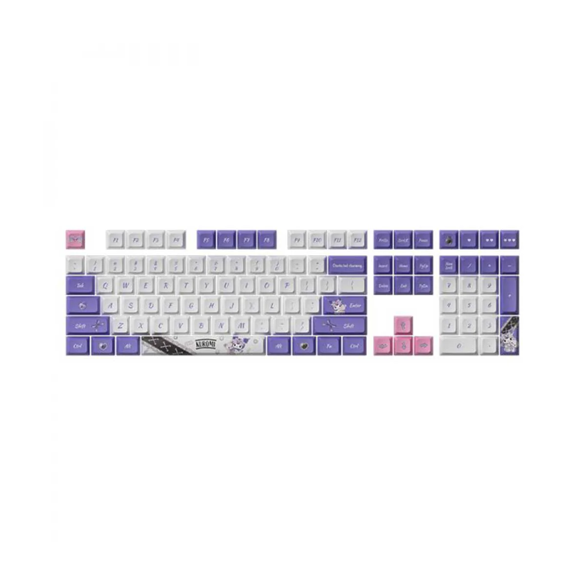 Akko Kuromi Keycap Set Keycap Set JDA Profile 129 Keys - Image 2
