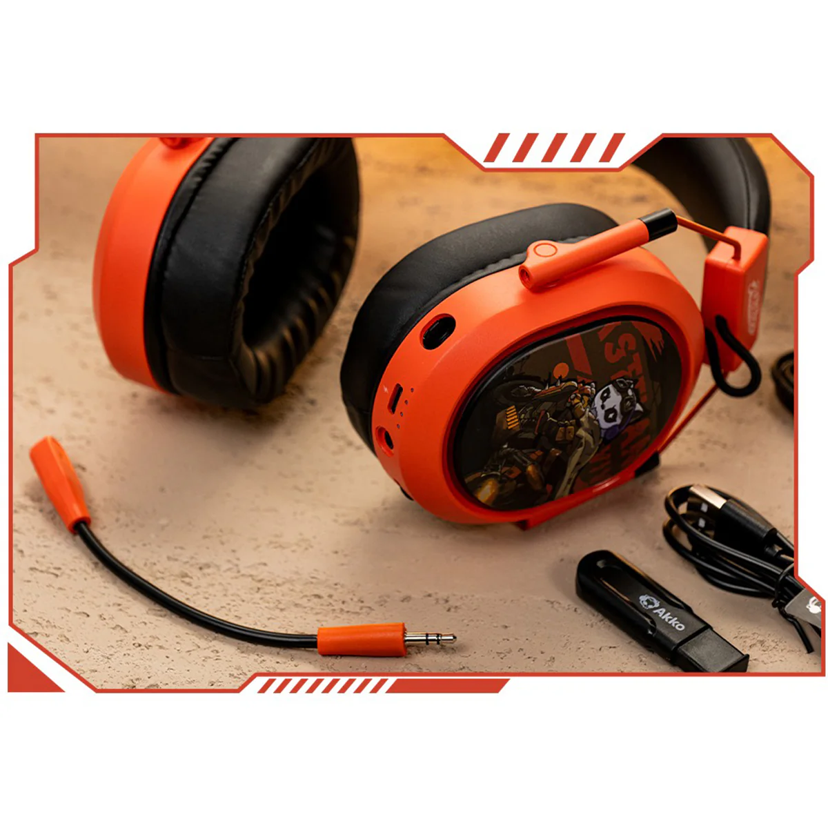 Akko MA02W Wasteland Survival RGB Wireless Headset - Image 10