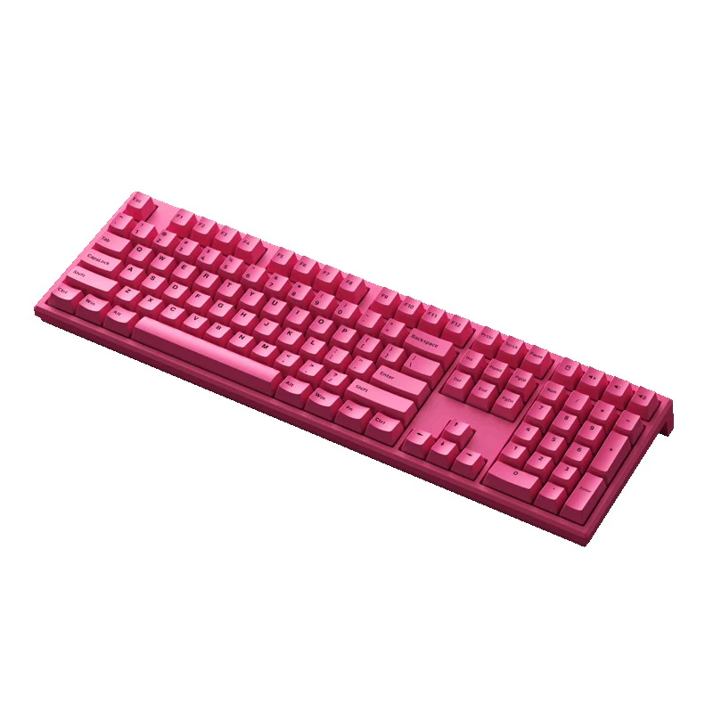 Akko MG108B Rose Red Multi-Mode RGB Hot-Swappable Mechanical Keyboard (TTC Gold Red) - Image 5