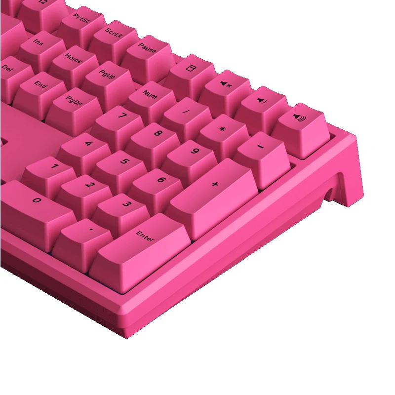 Akko MG108B Rose Red Multi-Mode RGB Hot-Swappable Mechanical Keyboard (TTC Gold Red) - Image 6