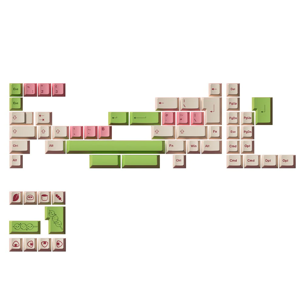 Akko Mochi & Dango Keycap Set 170-Keys - Image 3