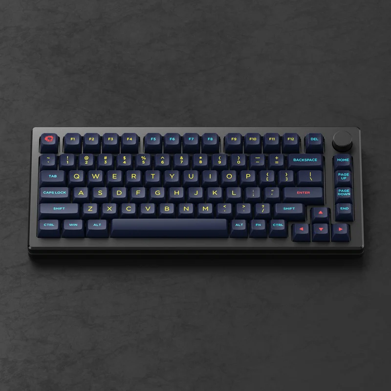 Akko MOD 007B HE DIY Kit With OSA Keycap Set 187-Key Black (Akko Cream Yellow Magnetic Switch) - Image 9
