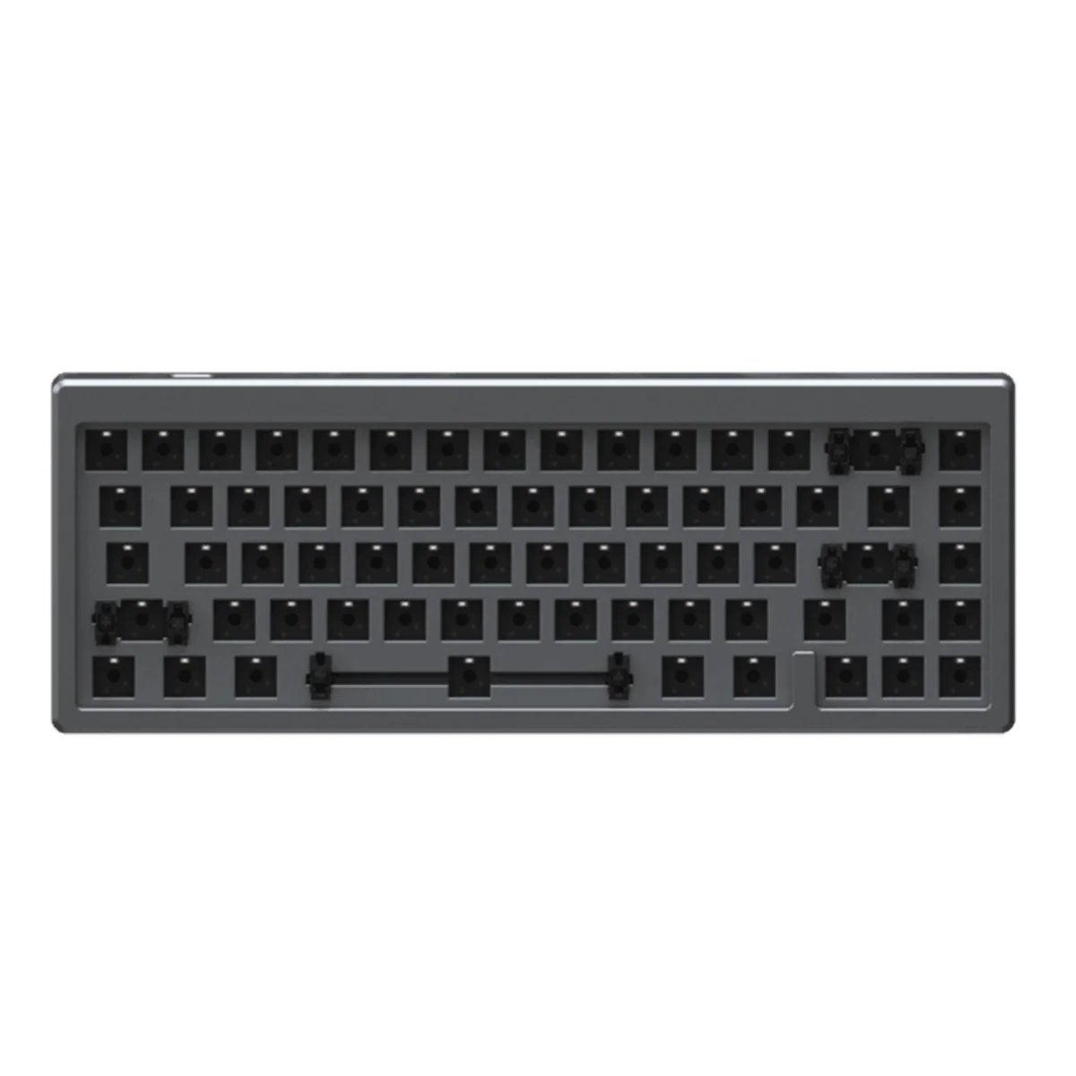 AKKO MOD005 RGB MECHANICAL KEYBOARD HOT-SWAPPABLE DIY KIT GASKET MOUNT WITH 67-KEY LAYOUT (GRAY)