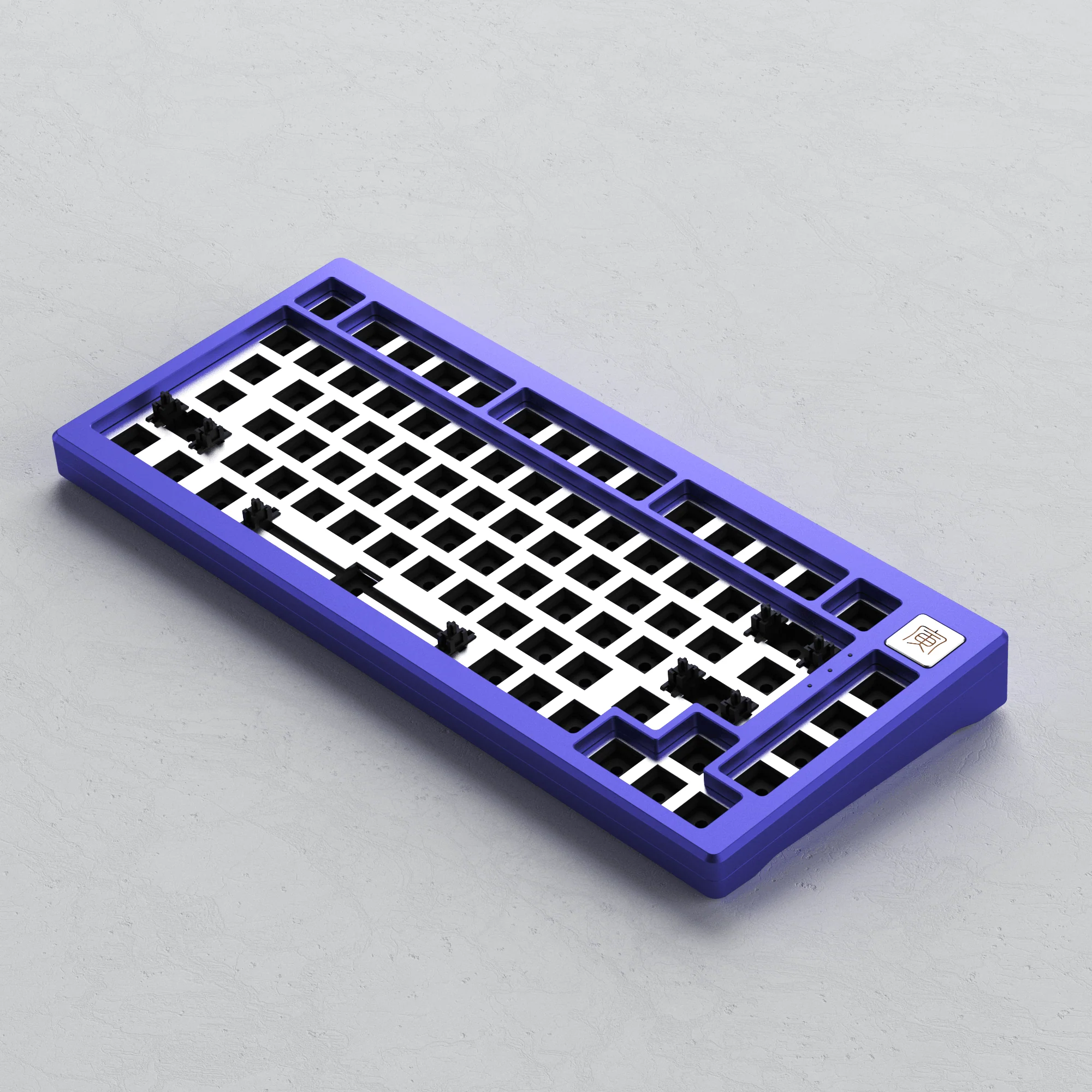 AKKO MOD006 RGB Hot-Swappable Mechanical Keyboard DIY Kit With Gasket Mount Structure (Periwinkle Very Peri) - Image 4