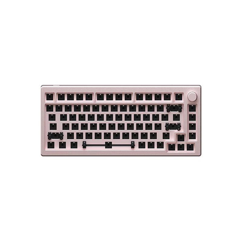Akko MOD007 RGB Mechanical Keyboard Hot-Swappable DIY Kit Gasket Mount With 82-Key Layout (Pink) - Image 4