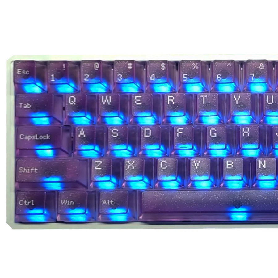 Akko MOD68 HE Aluminum Case Wired ARGB Magnetic Keyboard (Clear Pastel Gradient Transparent) (Akko AstroAim Magnetic Switch) (02N-02I-05G-02G-02L-02K) - Image 2