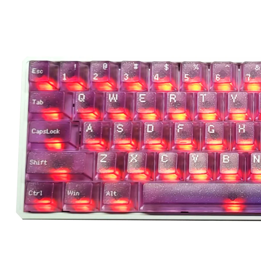 Akko MOD68 HE Aluminum Case Wired ARGB Magnetic Keyboard (Clear Pastel Gradient Transparent) (Akko AstroAim Magnetic Switch) (02N-02I-05G-02G-02L-02K) - Image 4