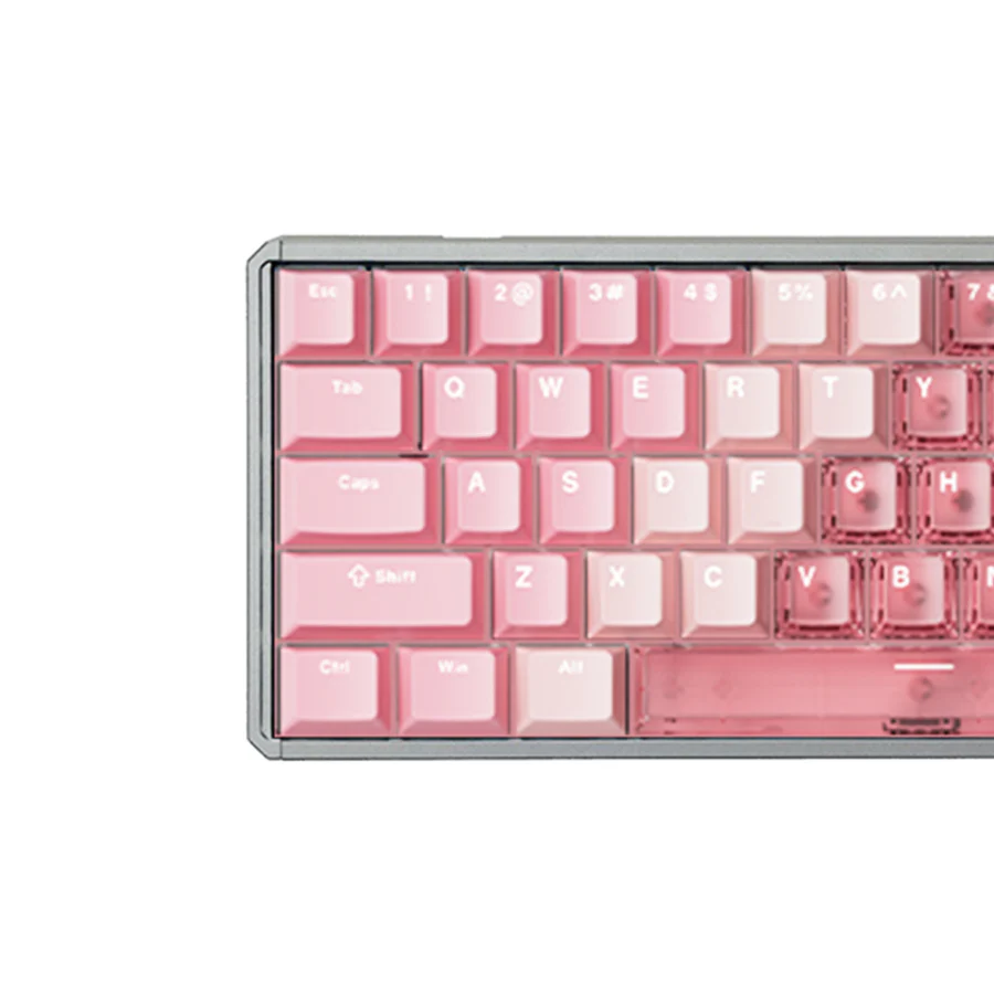 Akko MOD68 HE Aluminum Case Wired ARGB Magnetic Keyboard (Gradient Hybrid Pink Transparent) (Akko AstroAim Magnetic Switch) (02N-02I-02Z-02G-02L-02K) - Image 3