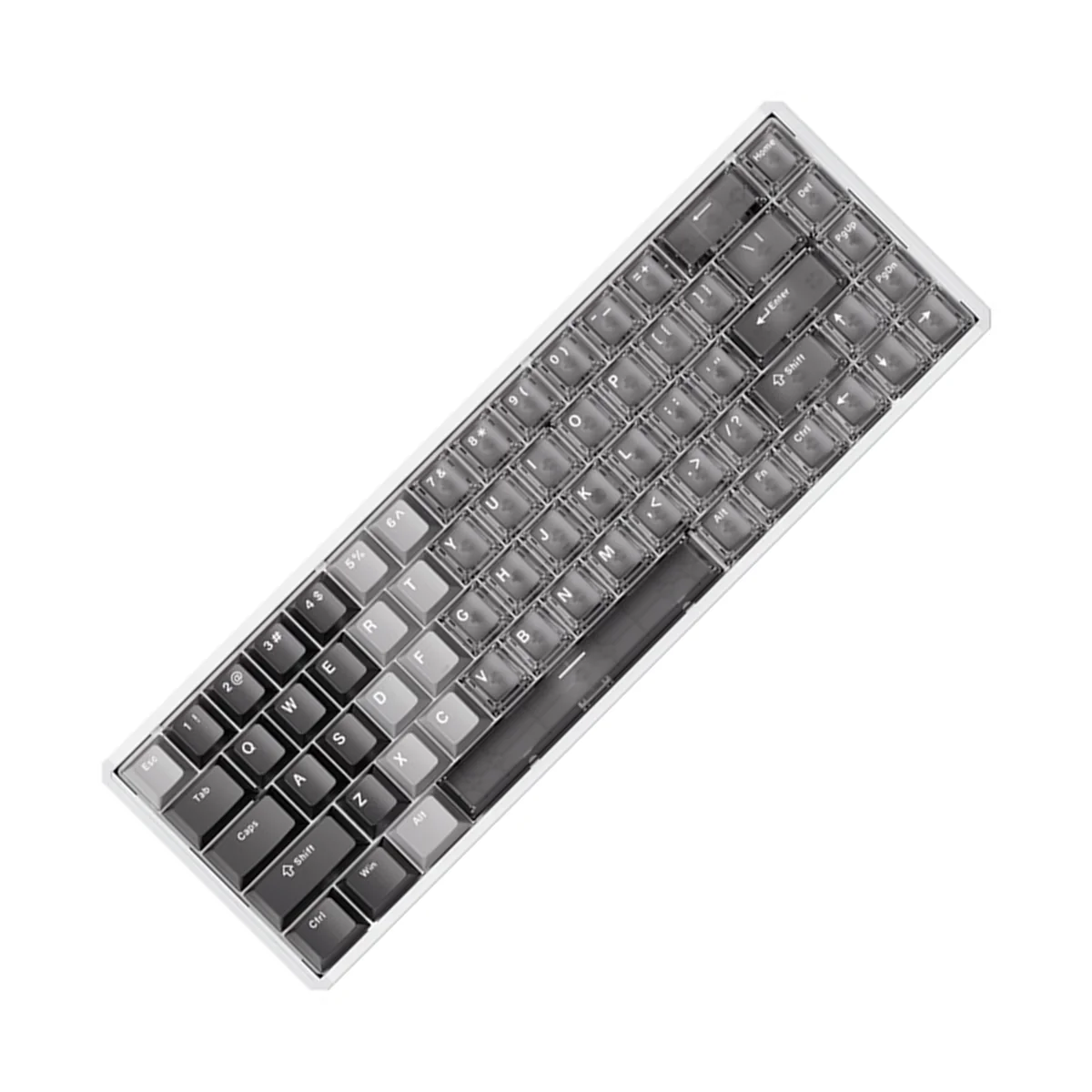 Akko MOD68 HE Aluminum Case Wired ARGB Magnetic Keyboard (Gradient Hybrid White Transparent) (Akko AstroAim Magnetic Switch) (02O-02I-03B-02G-02M-02J) - Image 2